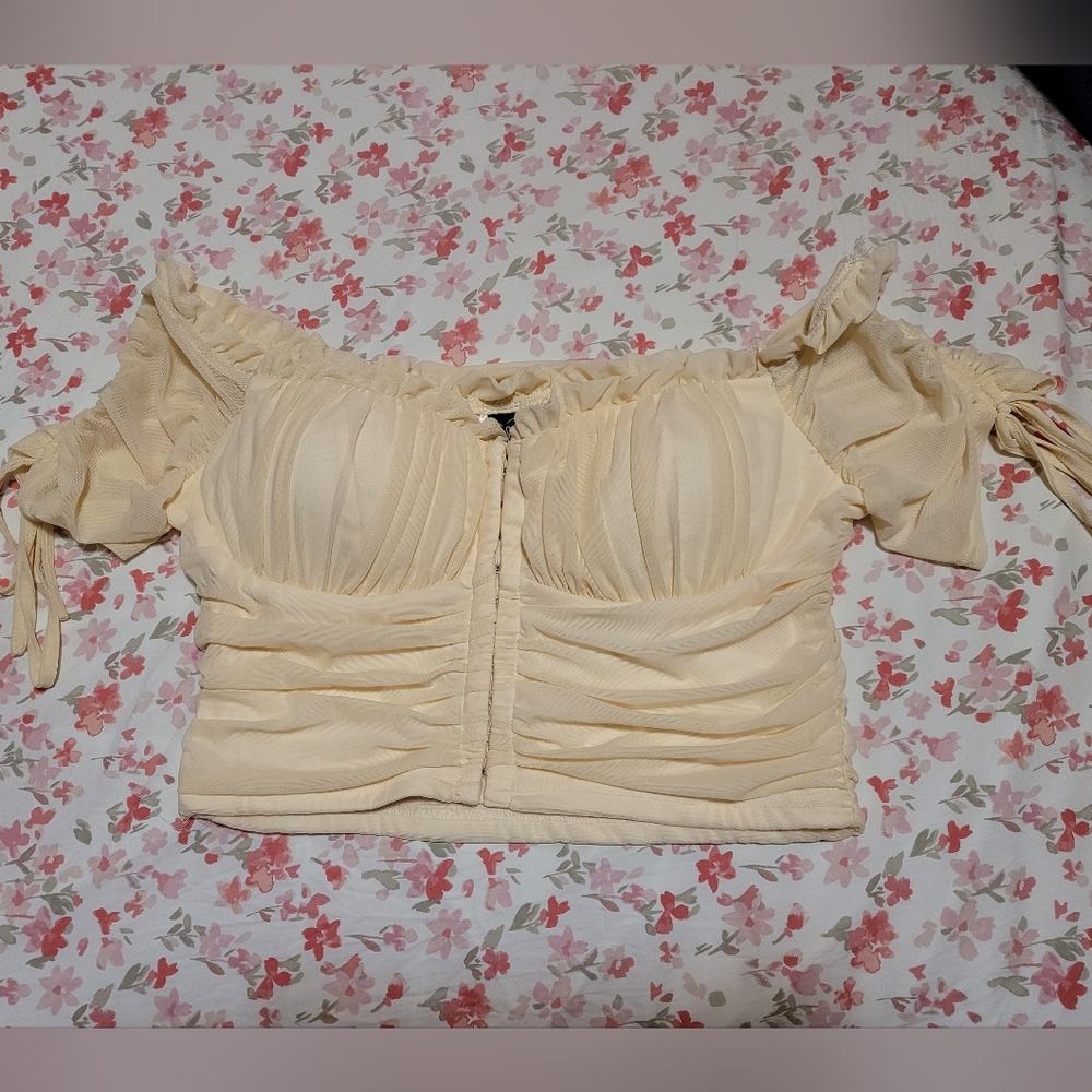 Windsor rouched corset top